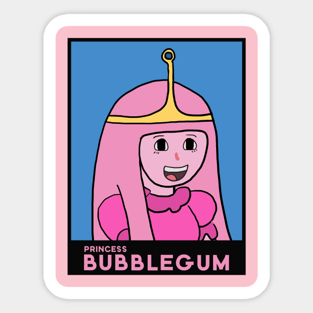 Princess Bubblegum Ugly face Sticker by HijriFriza